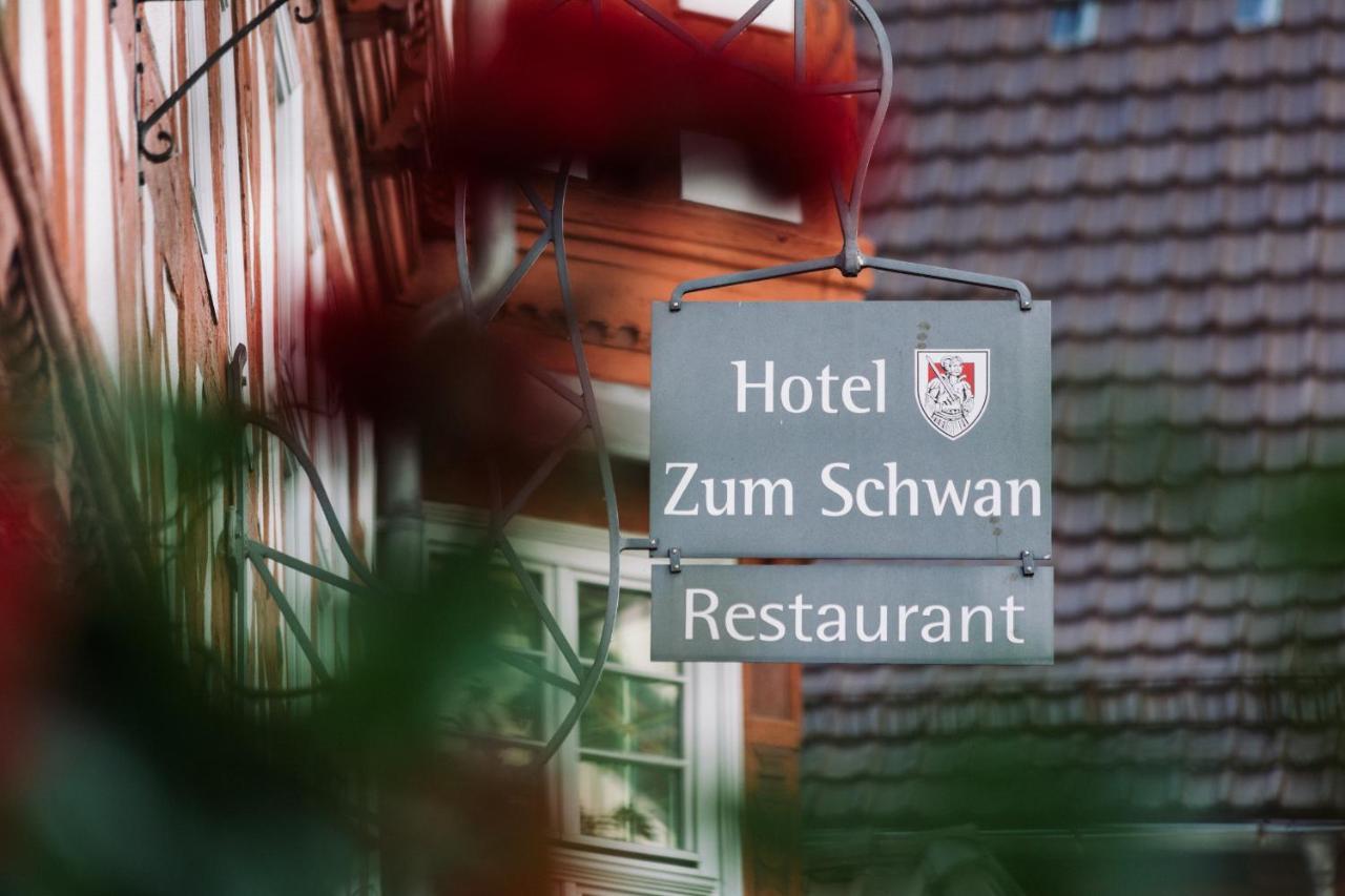 Hotel Zum Schwan Wanfried Exterior foto