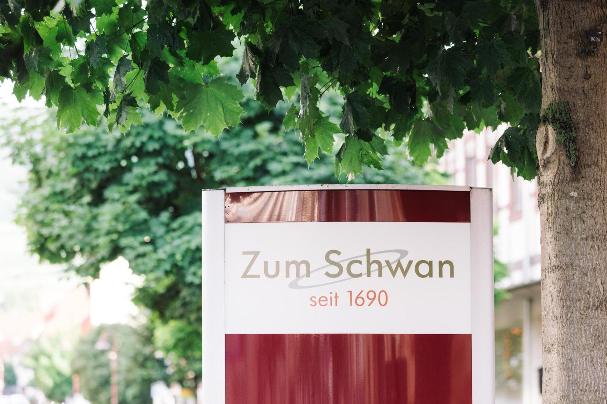 Hotel Zum Schwan Wanfried Exterior foto